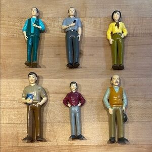 Lakeshore Community Block Play People Lot of 6 Figurines